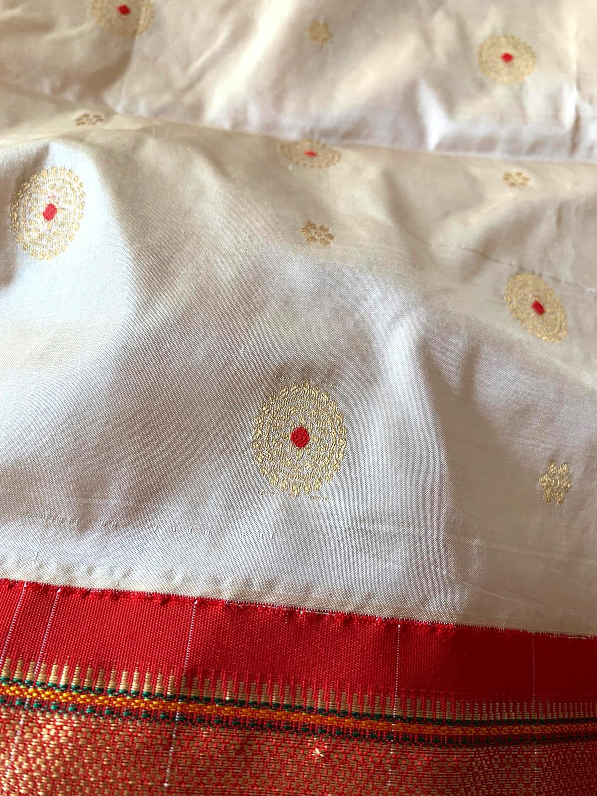 Wedding Saree Paithani Silk Sari Traditional Maharashtrian Saree Partywear