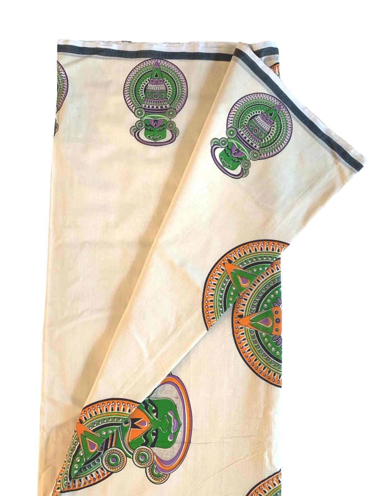 Onam Balaramapuram Handloom Set Saree Festival Saree Kerala Kasavu Saree