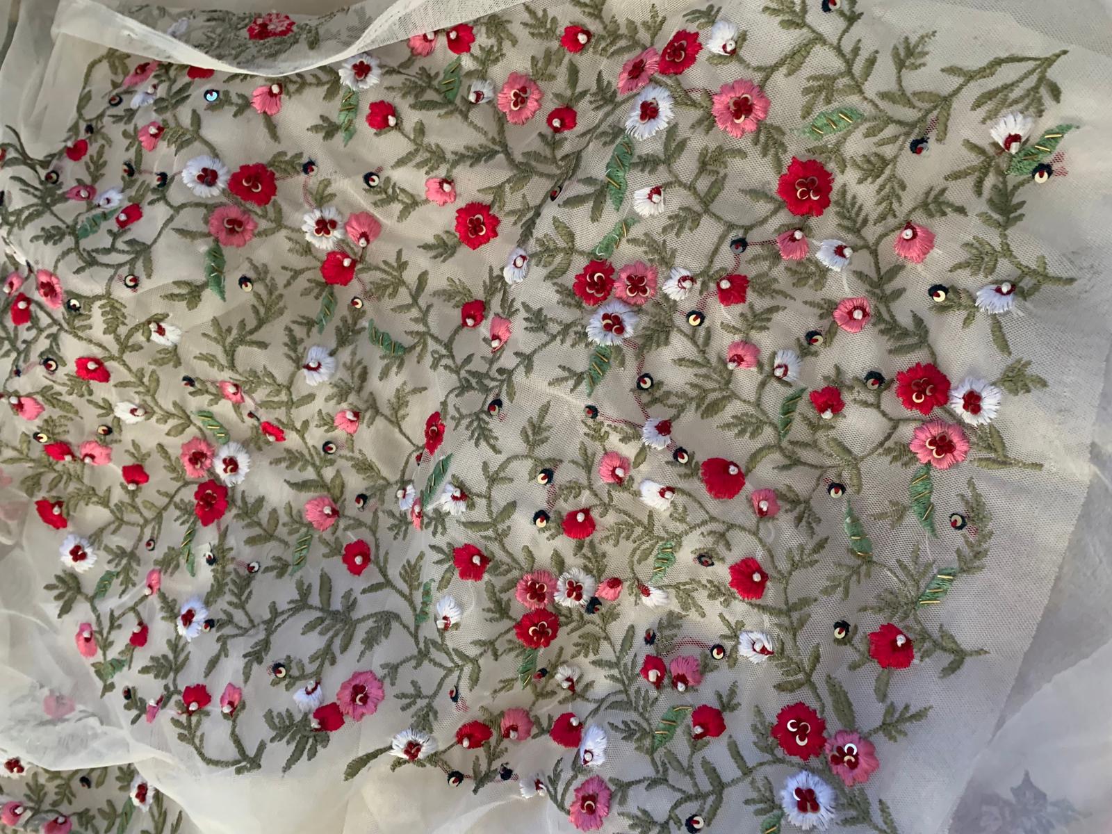 Wedding Saree Hand Embroidered Designer Sari for Women