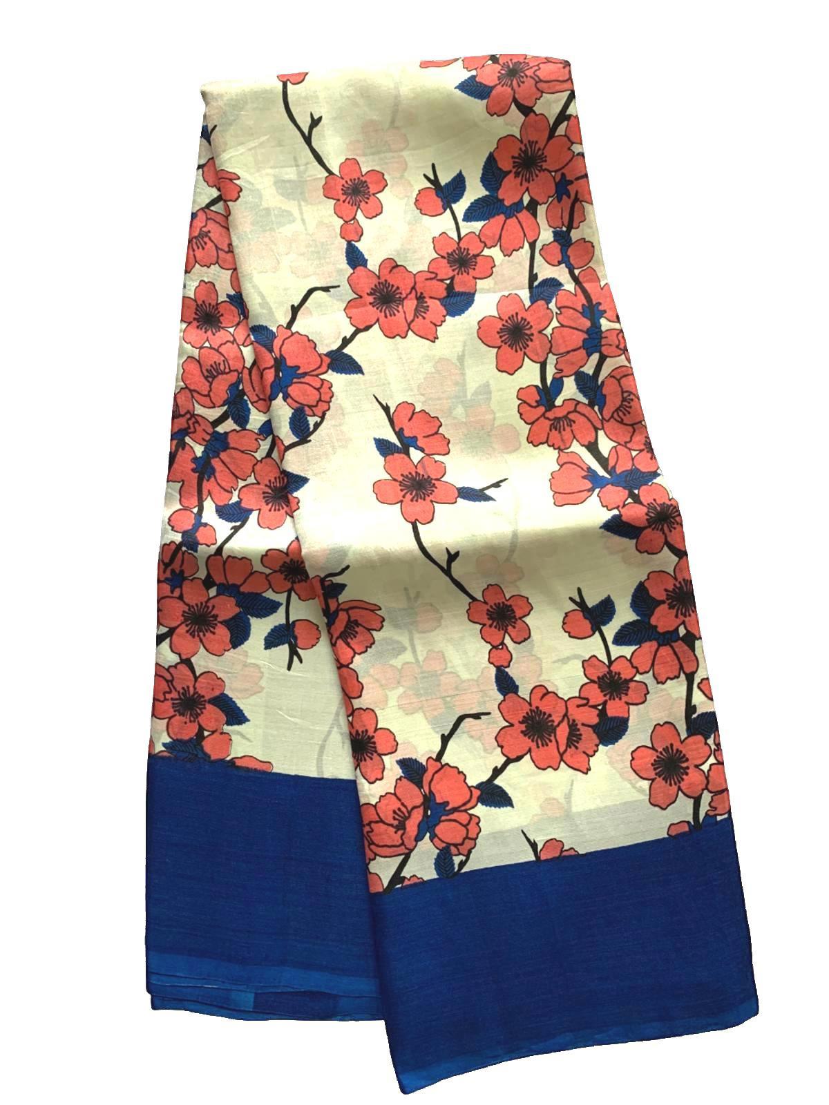 Partywear Saree Pure Silk Saree Occasion Soft Silk Floral Saree Lightweight Sari