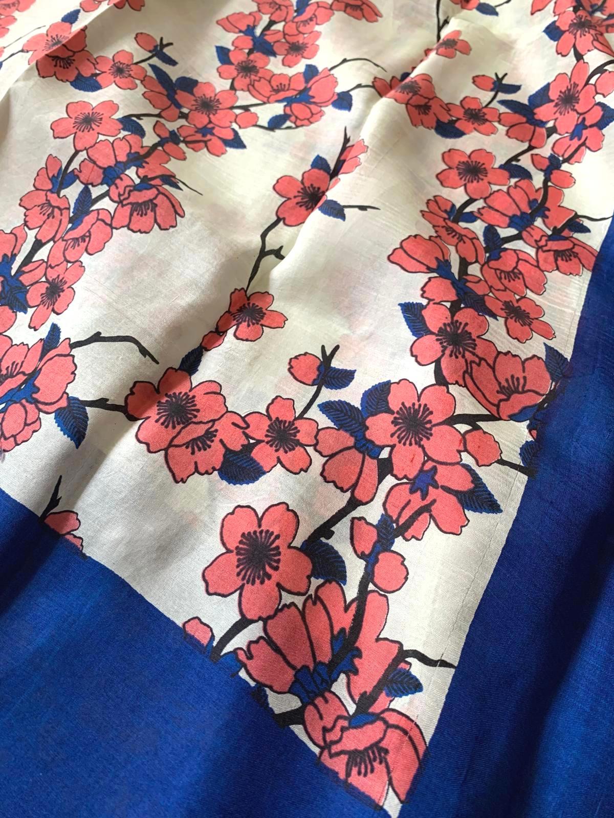 Partywear Saree Pure Silk Saree Occasion Soft Silk Floral Saree Lightweight Sari