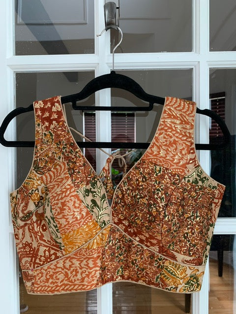 Sabyasachi Style Ethnic Printed Blouse