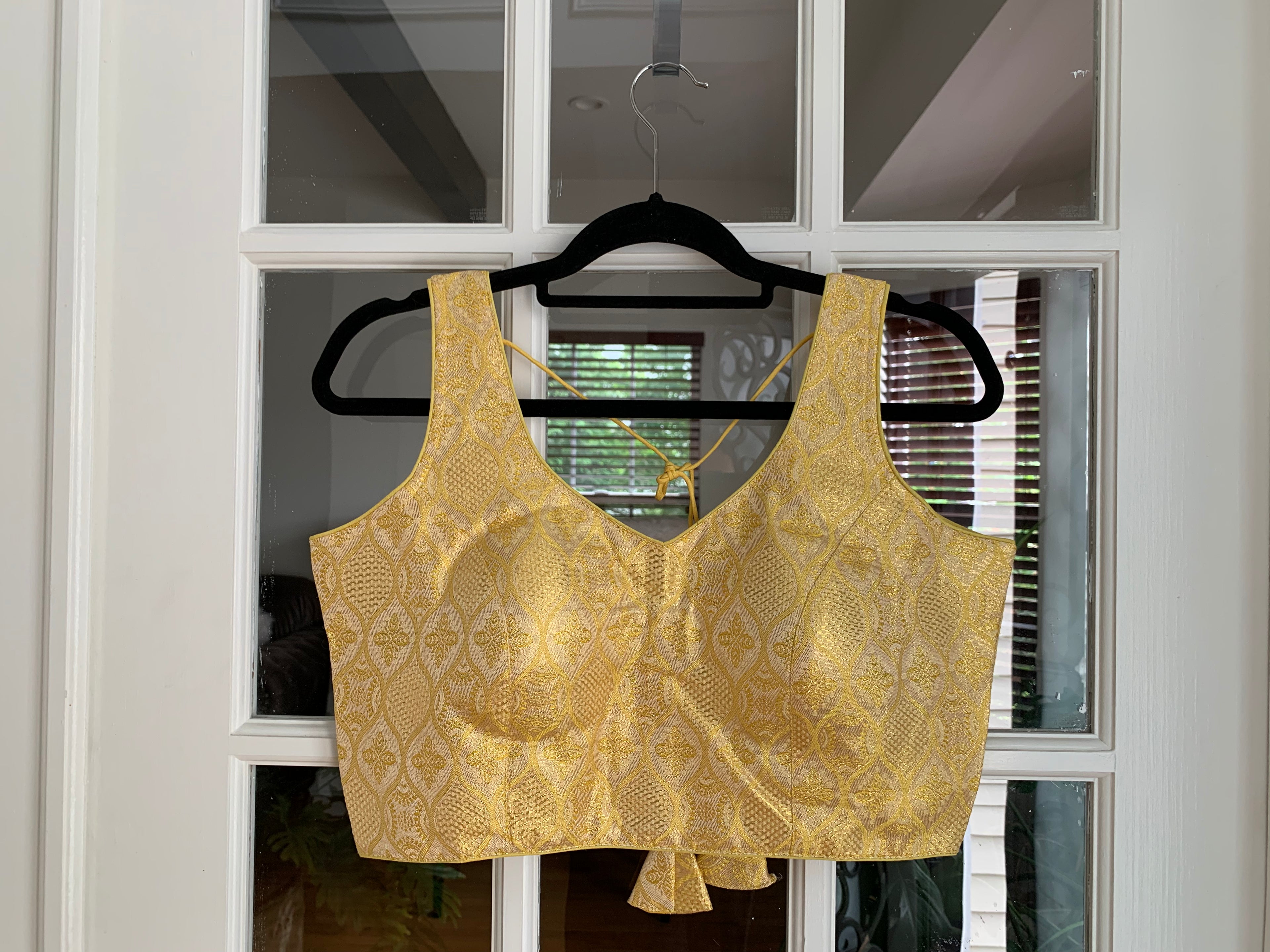 Banarasi Blouse with Floral Design