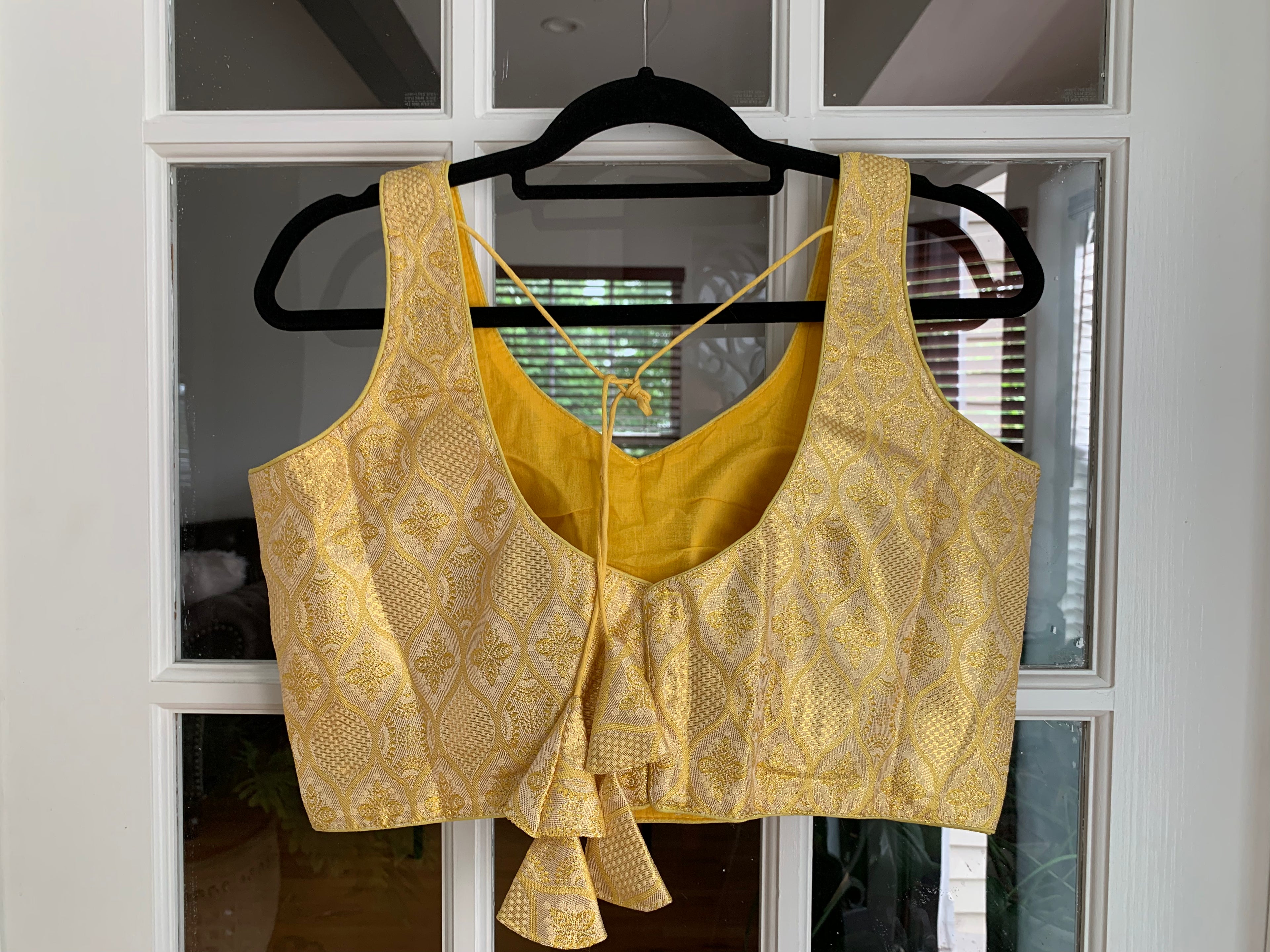 Banarasi Blouse with Floral Design