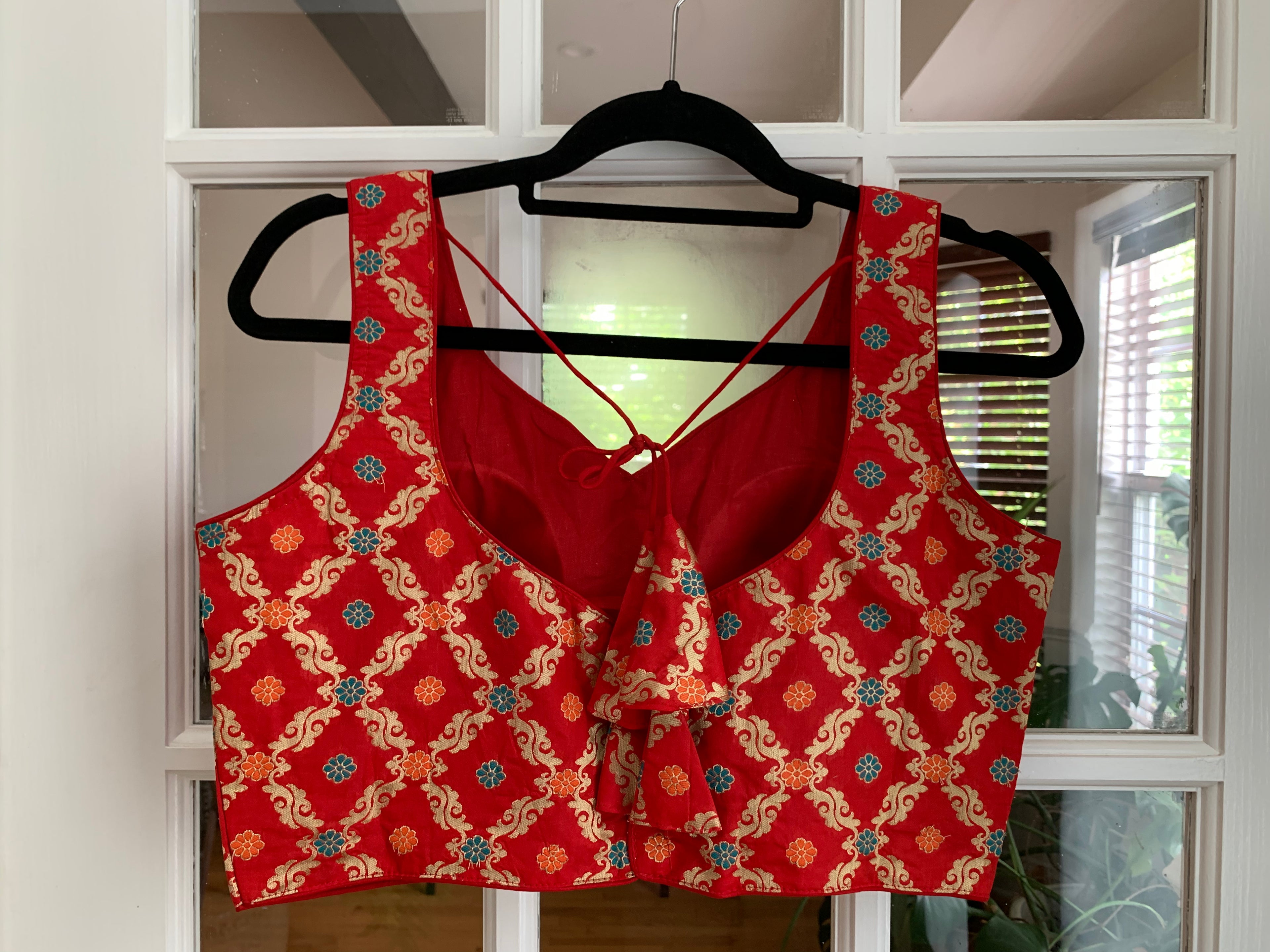 Floral Banarasi Brocade Blouse