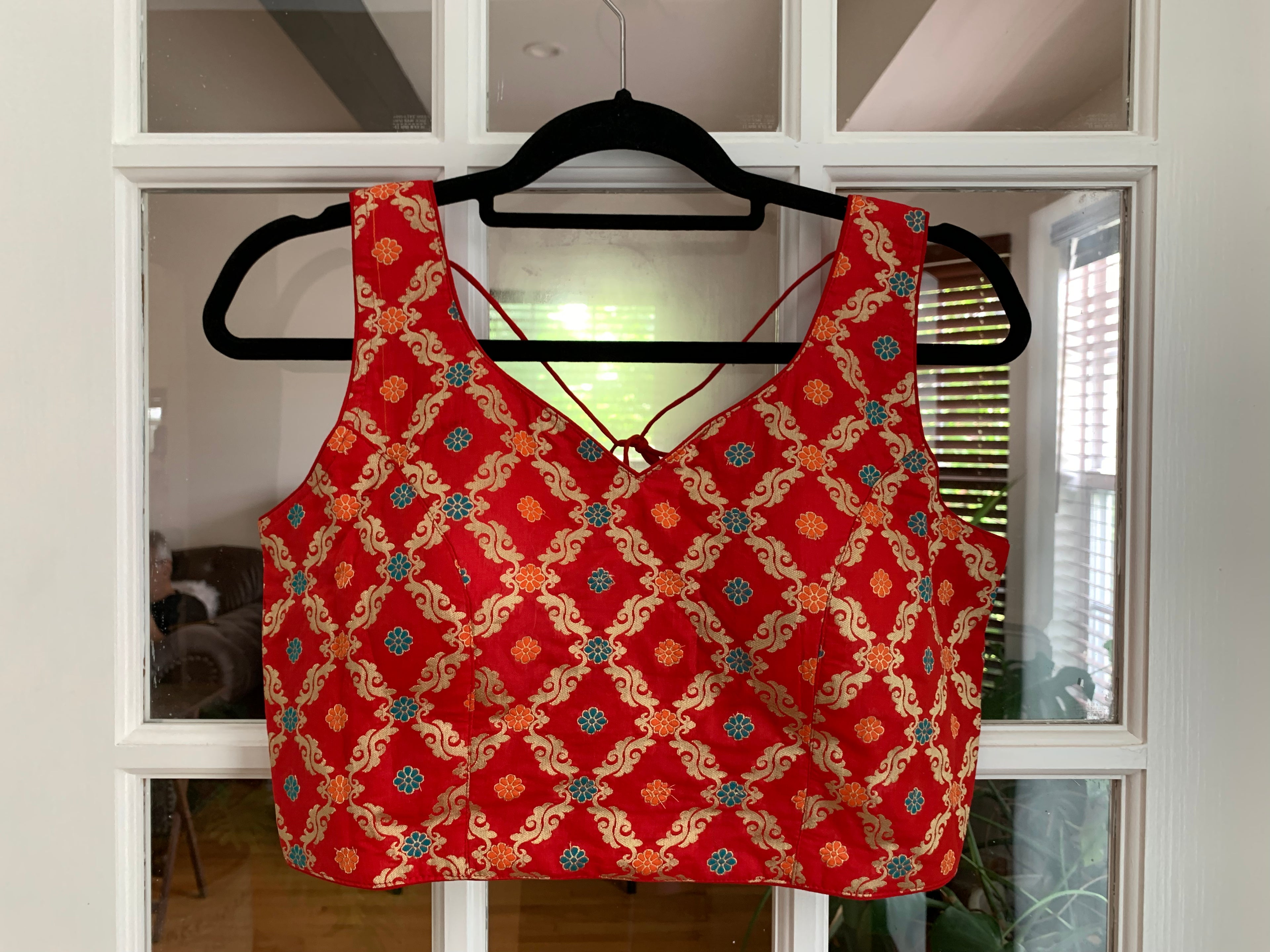 Floral Banarasi Brocade Blouse