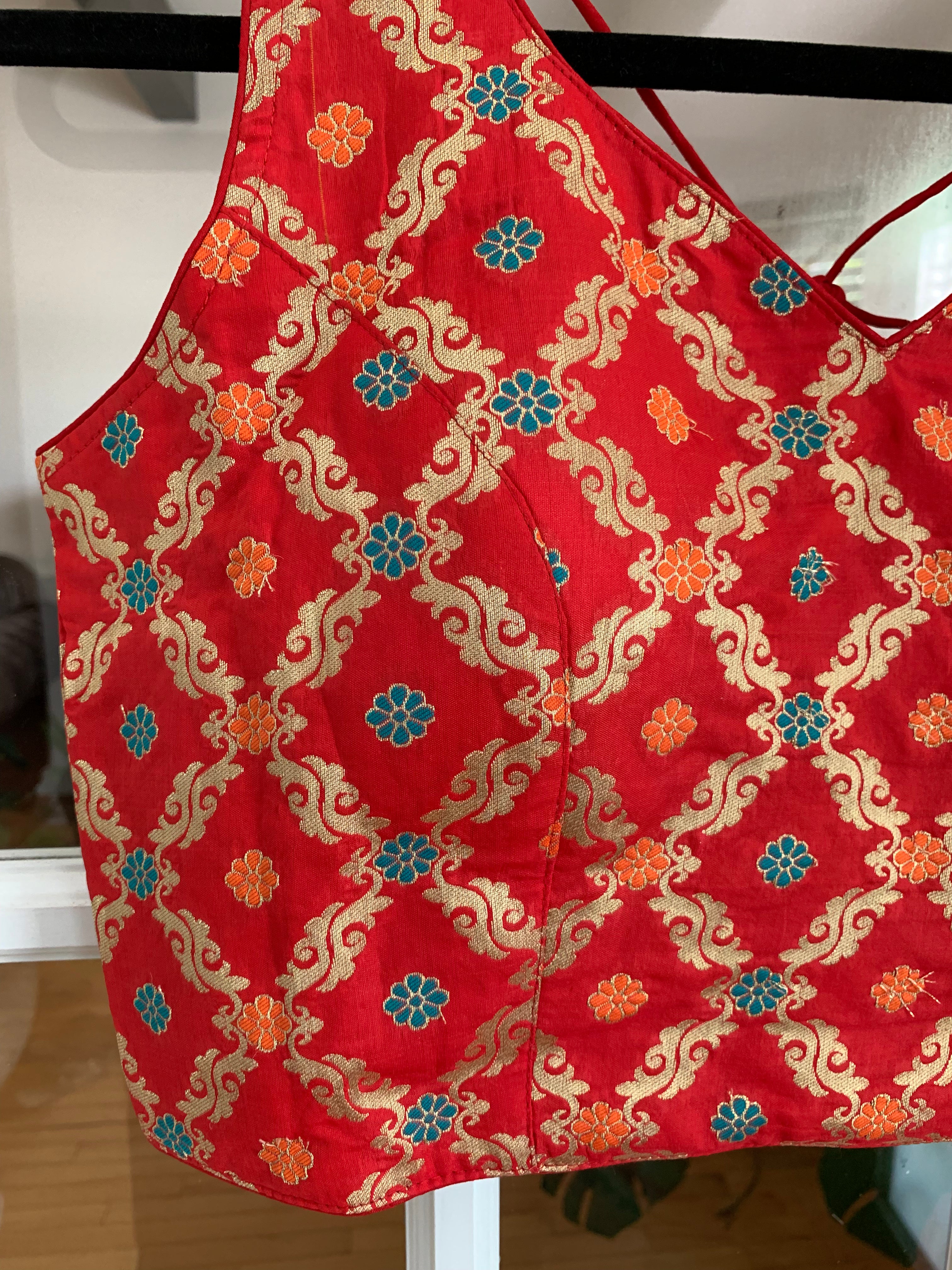 Floral Banarasi Brocade Blouse