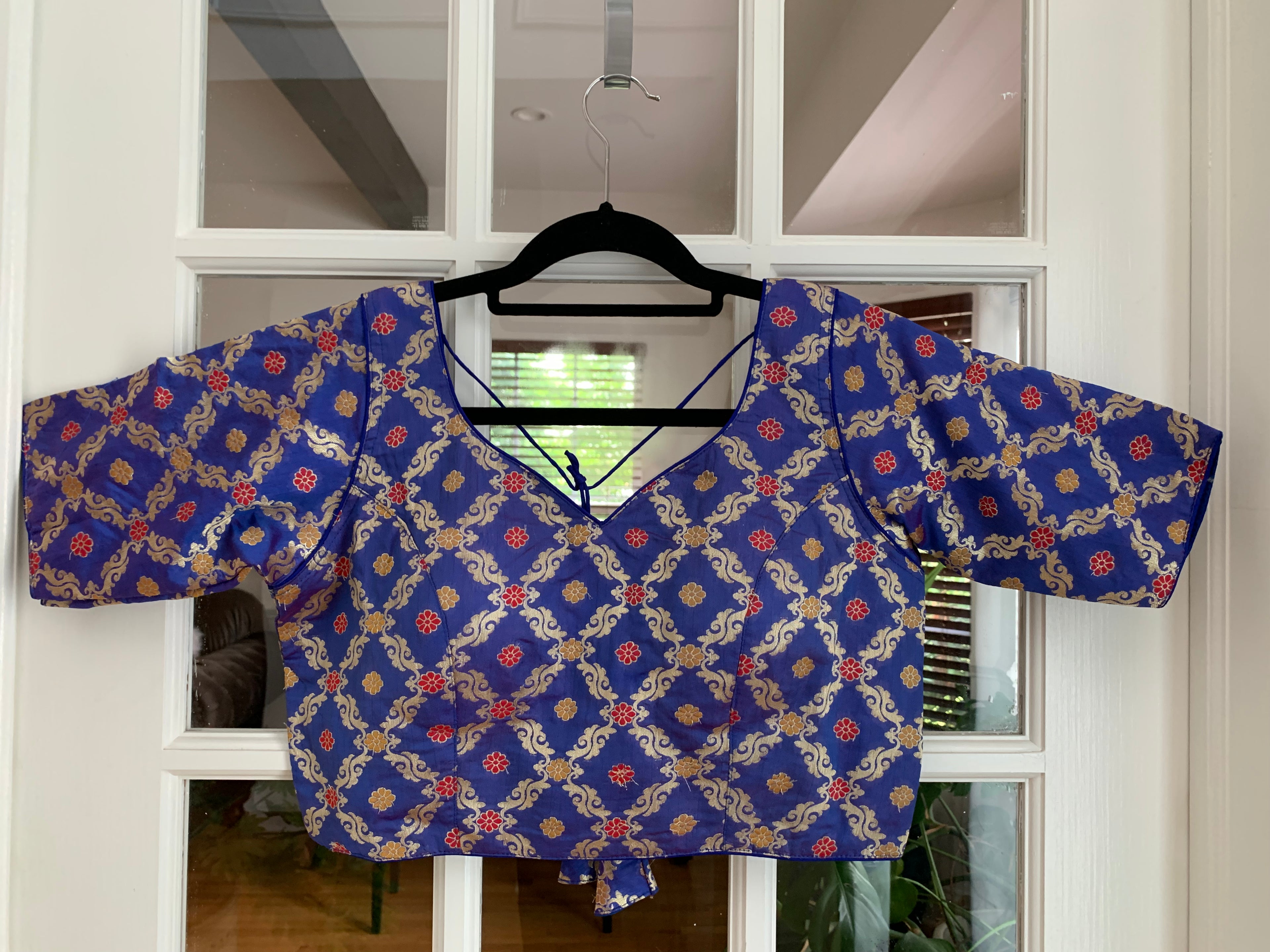 Floral Banarasi Brocade Blouse