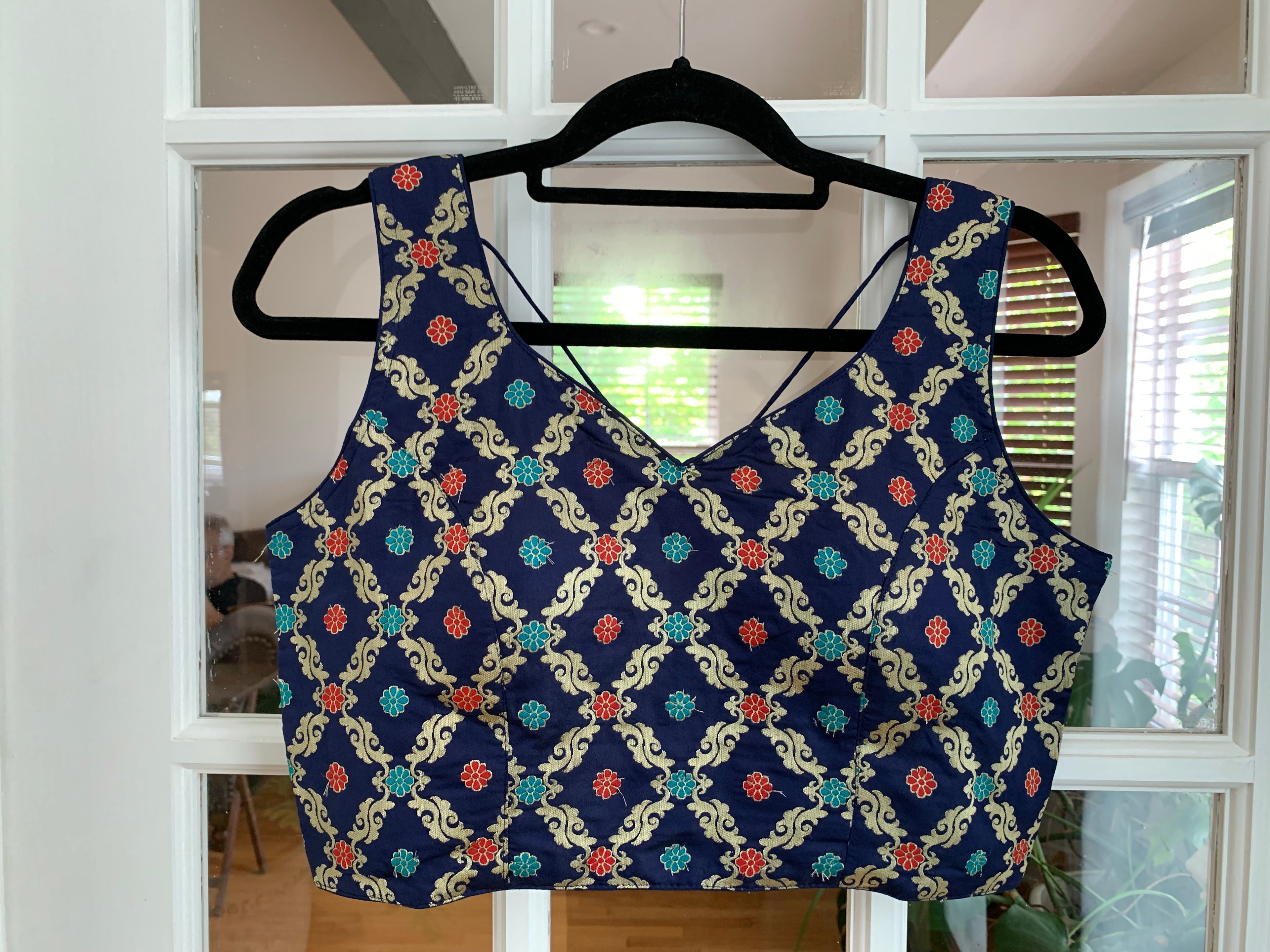 Floral Banarasi Brocade Blouse