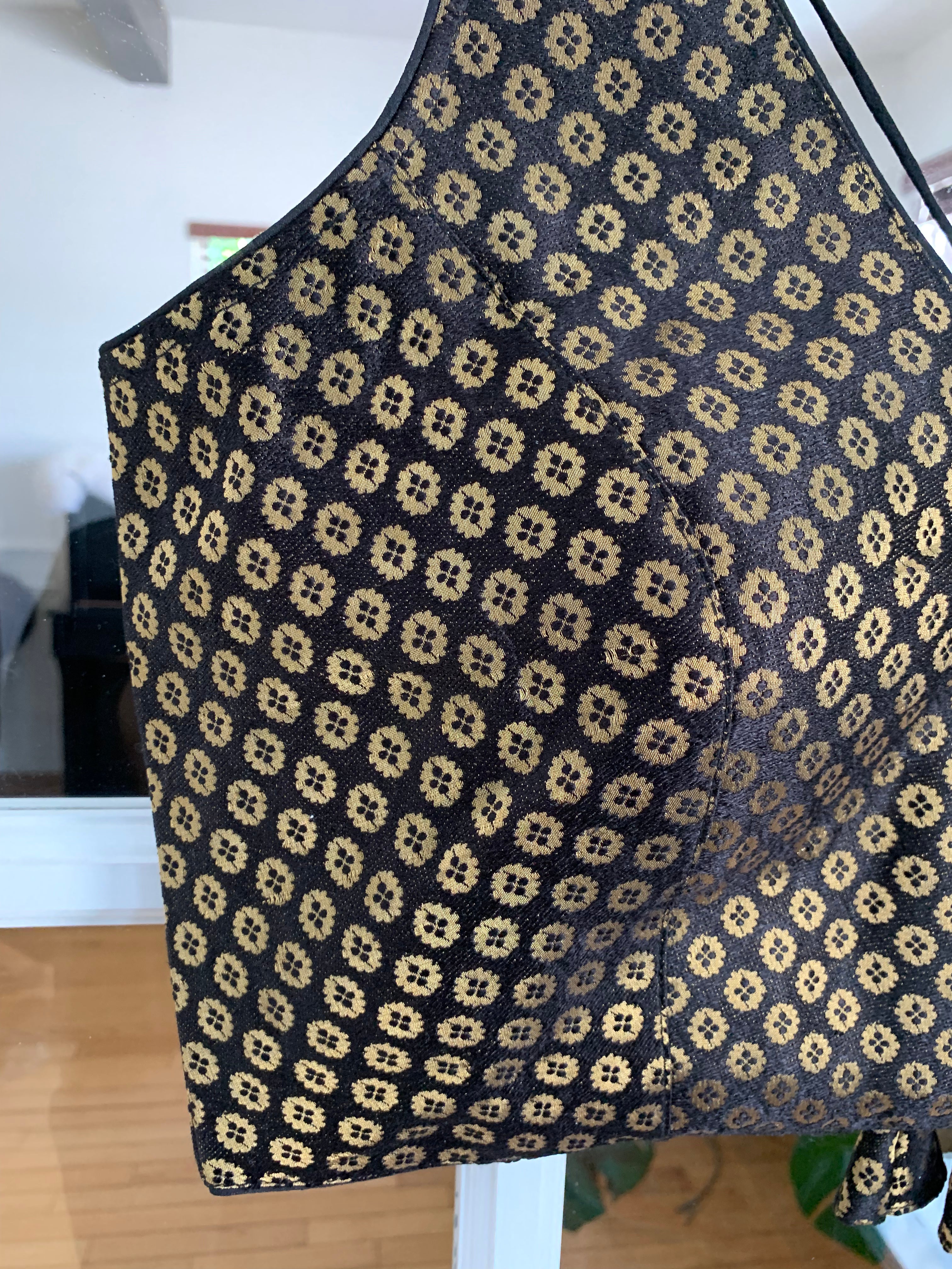 Cocktail Party Black Banarasi Choli Blouse