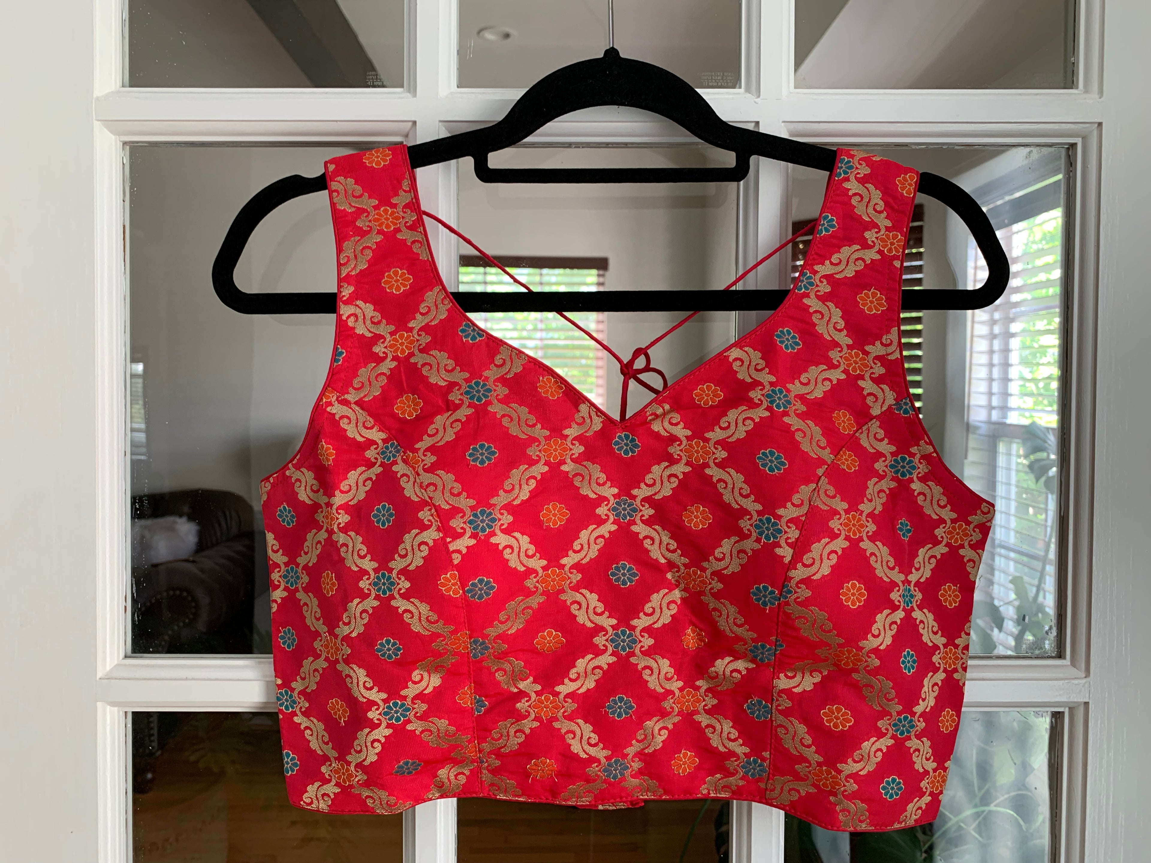 Floral Banarasi Brocade Blouse