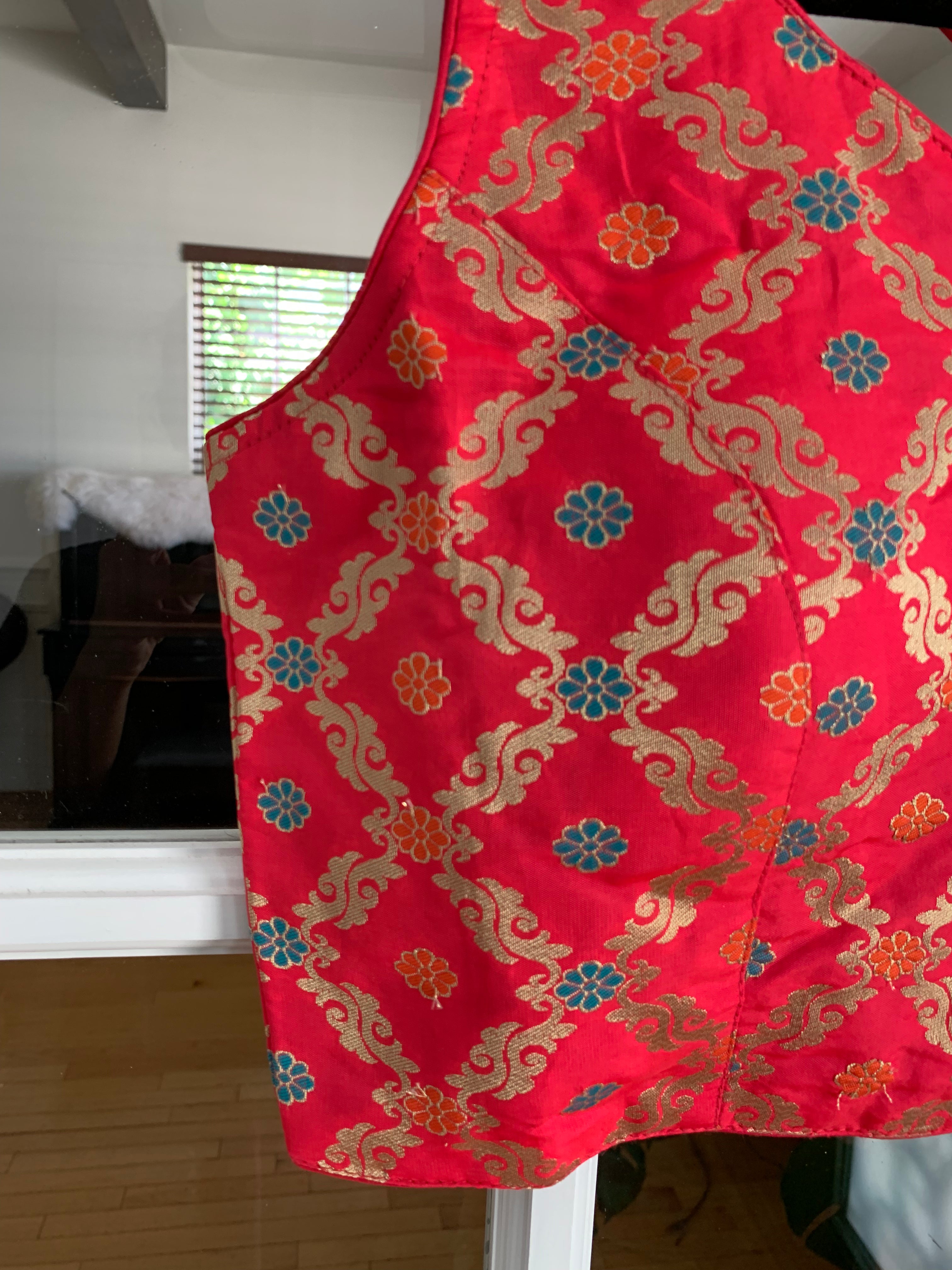 Floral Banarasi Brocade Blouse