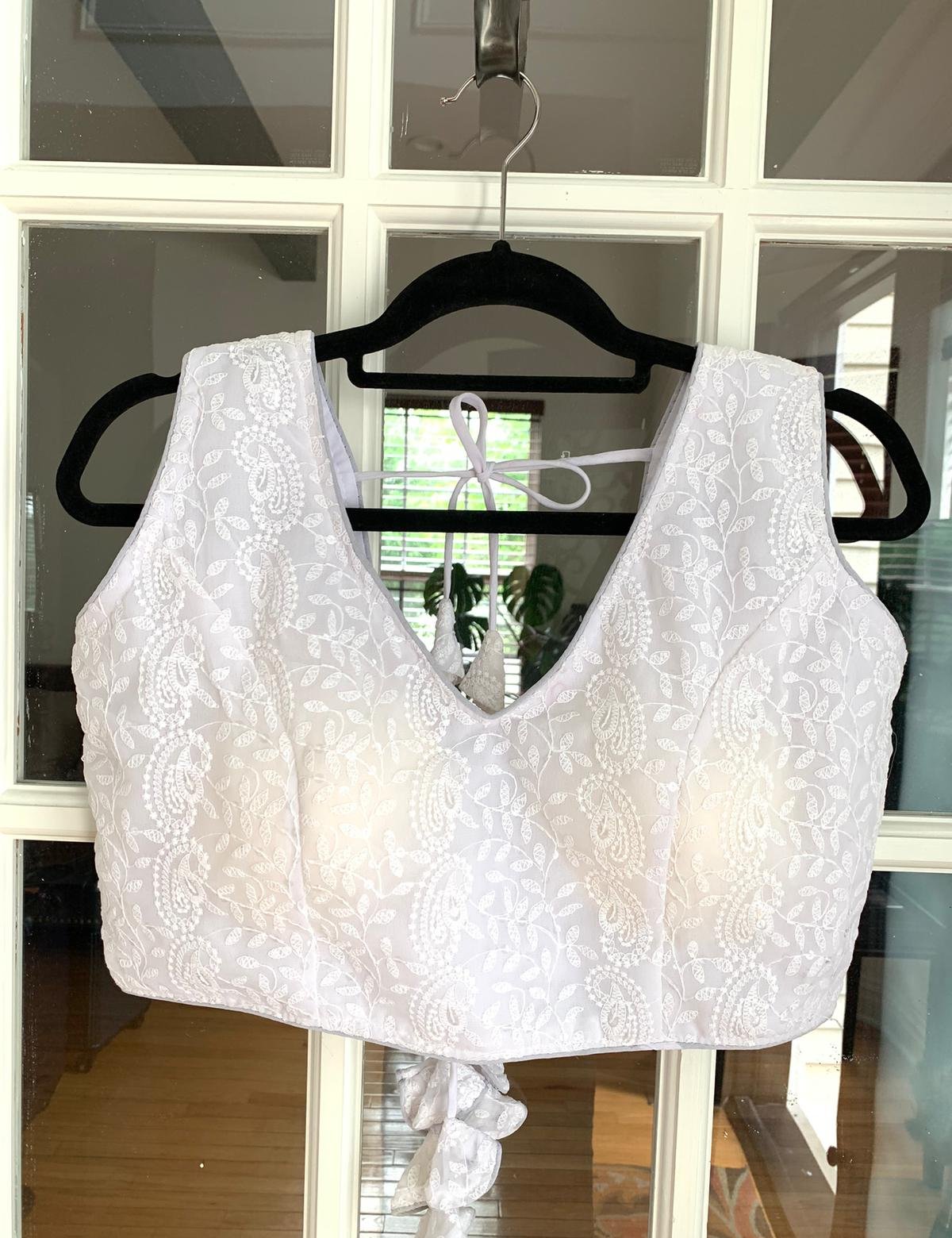 Chikankari Embroidered Blouse