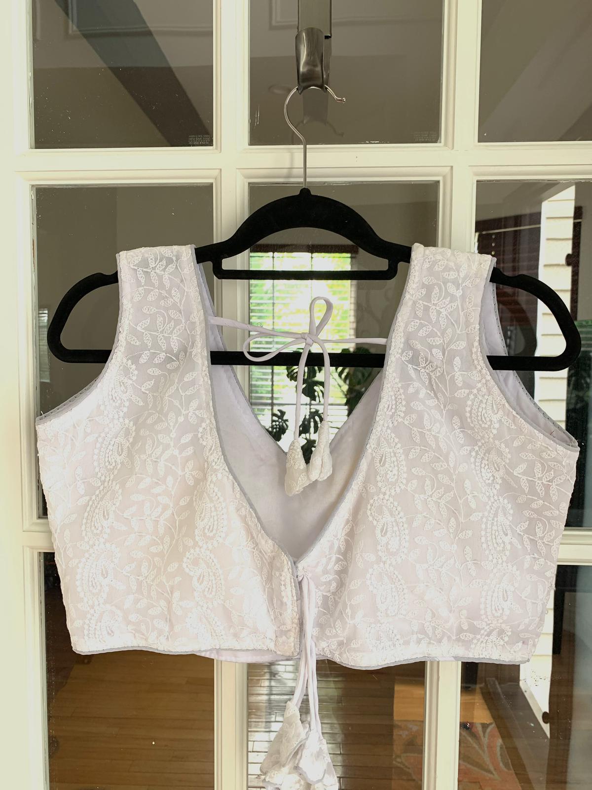 Chikankari Embroidered Blouse