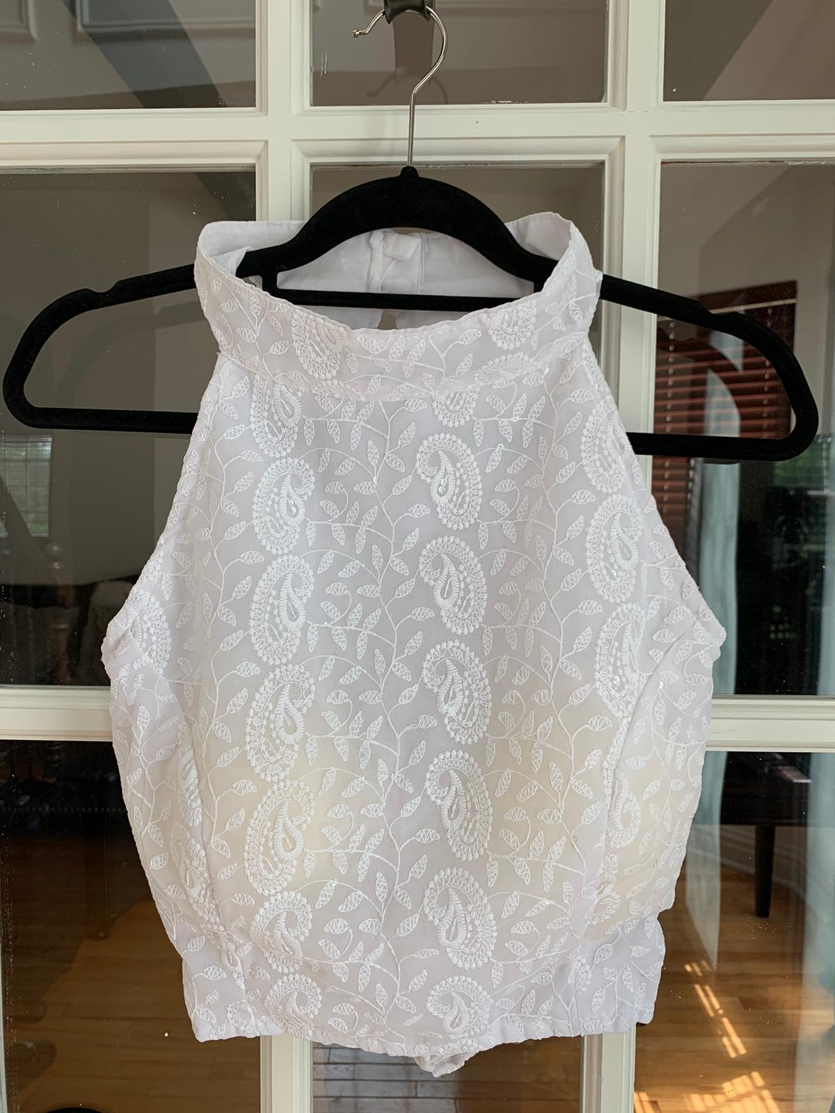 Chikankari Embroidered Blouse