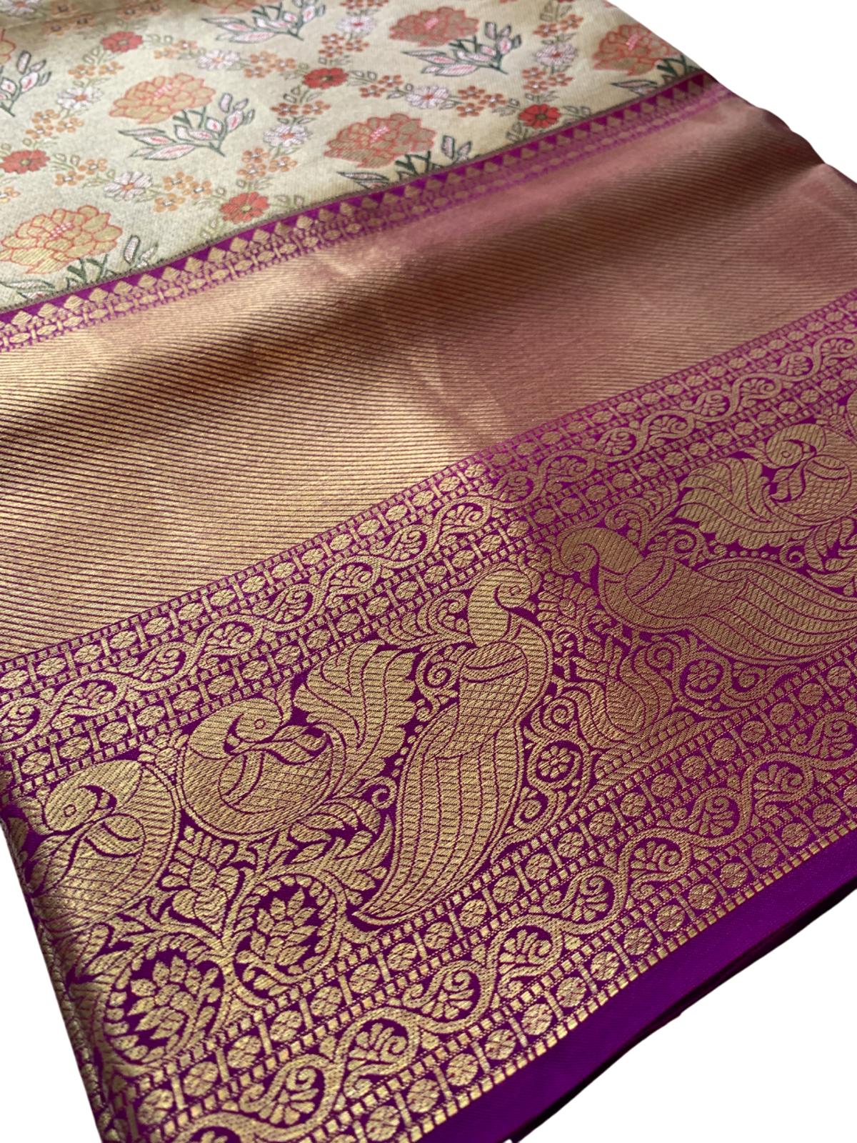 Bridal Wedding Brocade Kanchipuram Silk Saree
