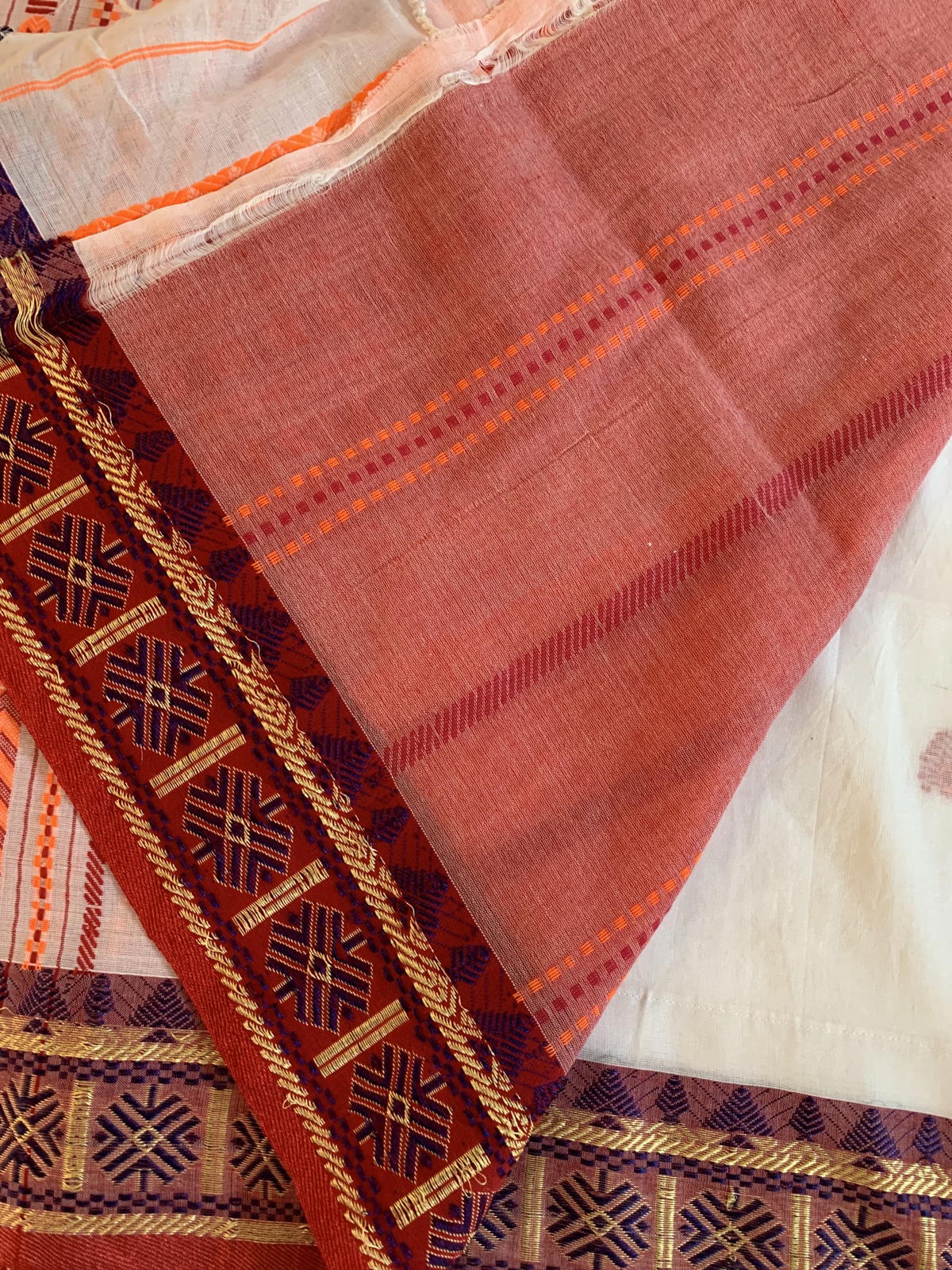 Festival Saree Cotton Khadi Sari Casual Wear Partywear Saree