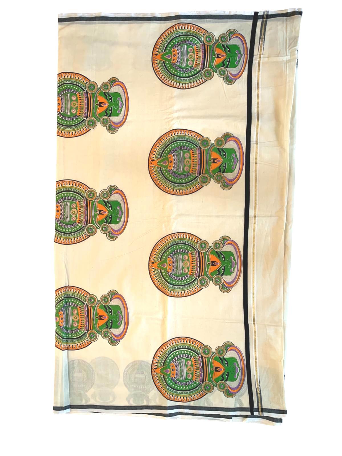 Onam Balaramapuram Handloom Set Saree Festival Saree Kerala Kasavu Saree