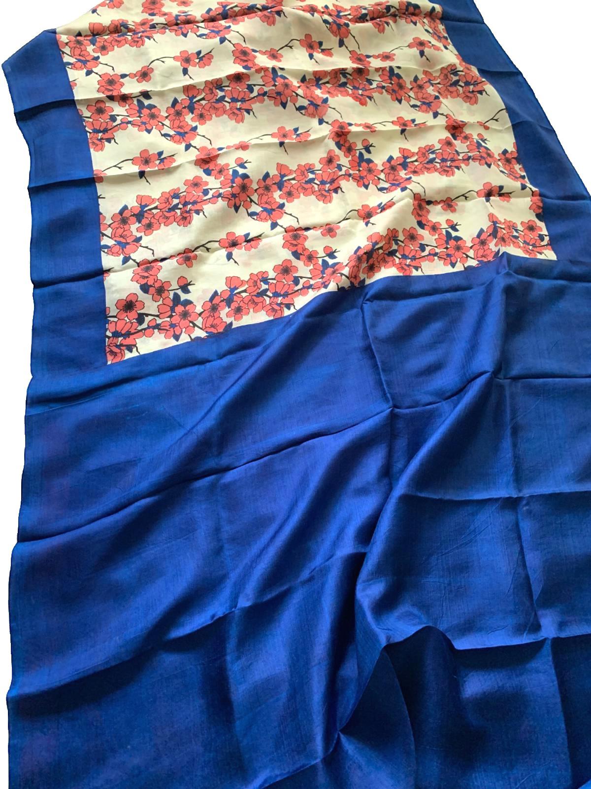 Partywear Saree Pure Silk Saree Occasion Soft Silk Floral Saree Lightweight Sari