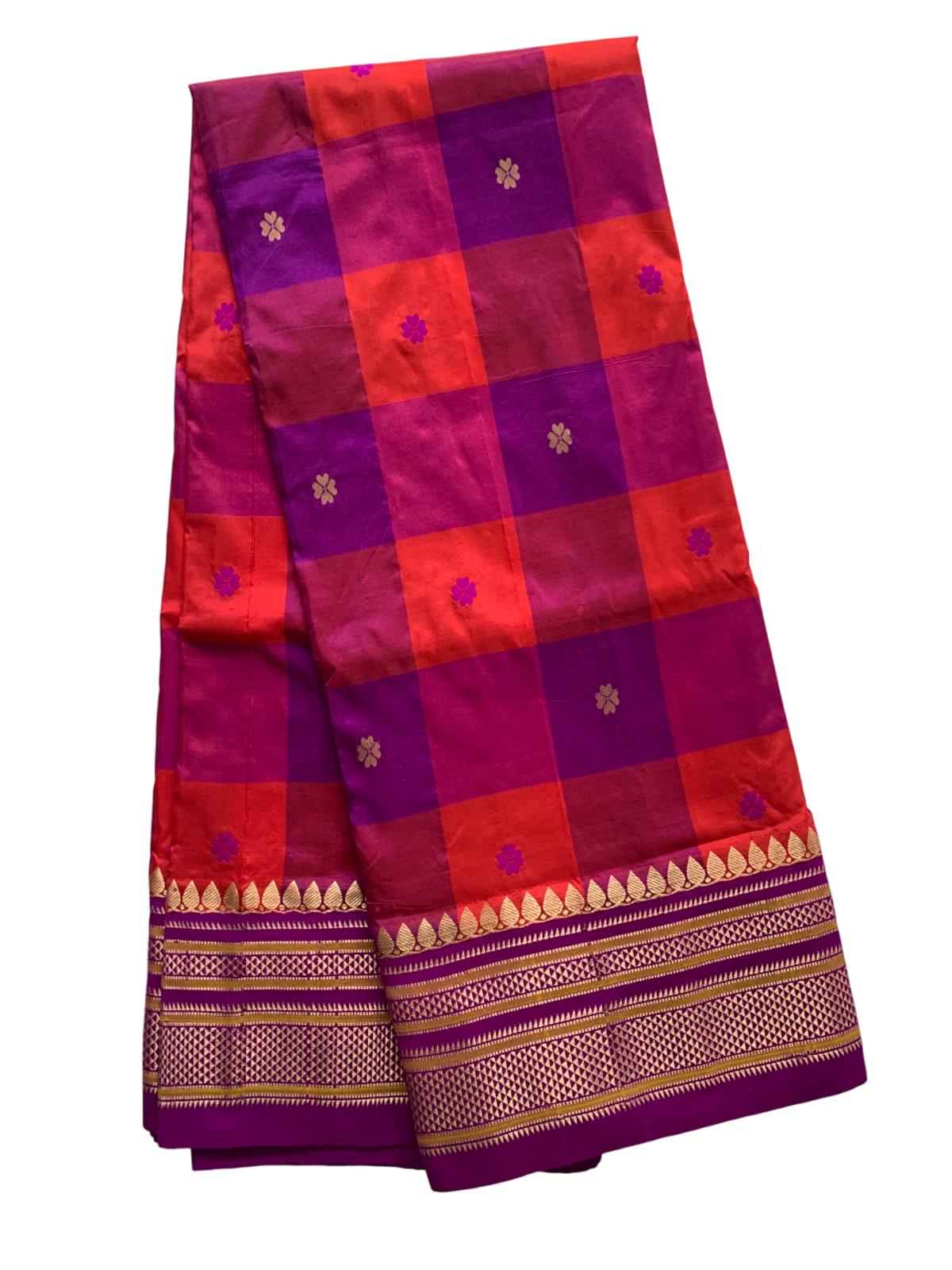 Wedding Saree Ilkal Silk Saree Traditional Sari for Women Festival Saree