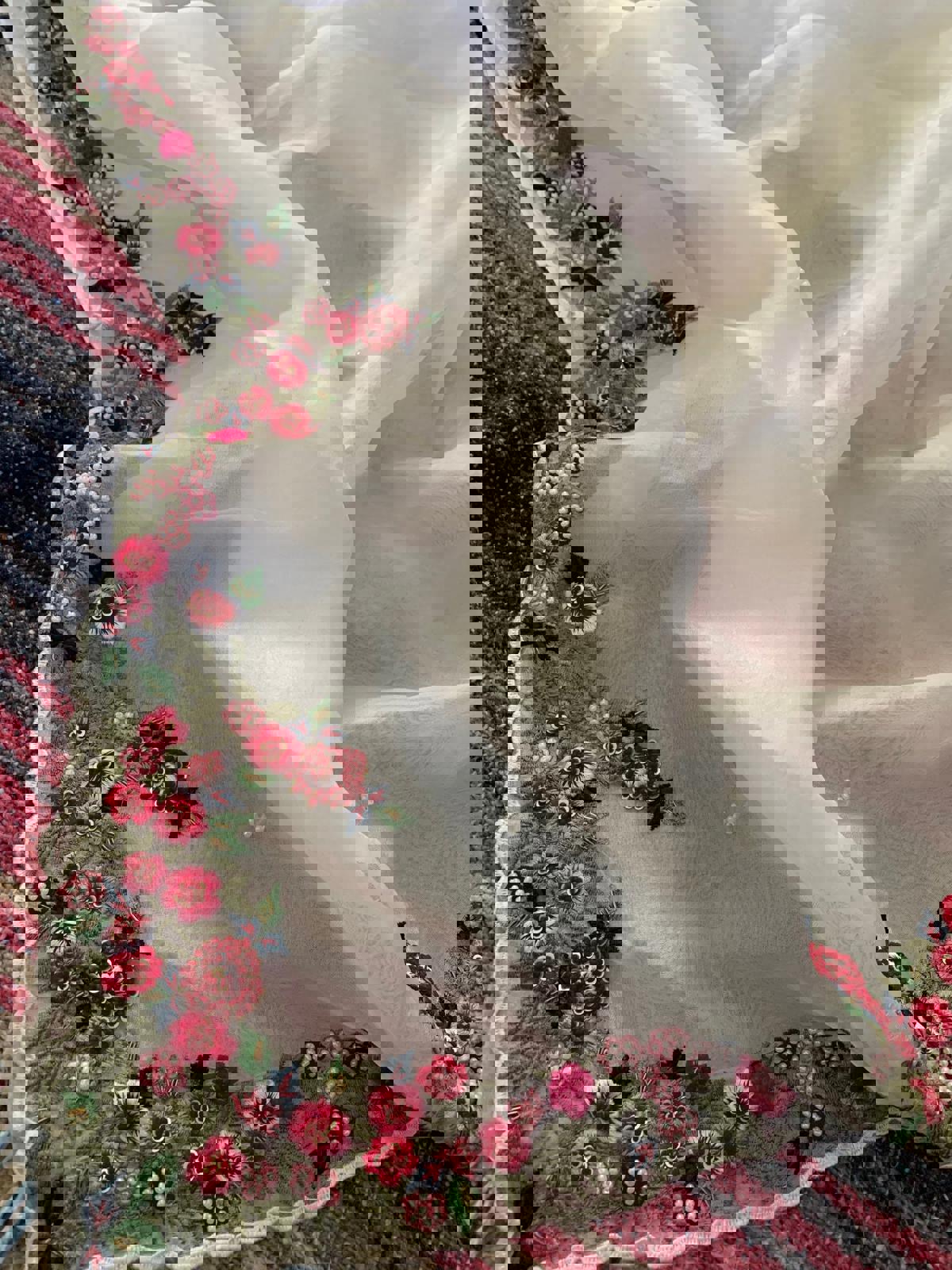 Wedding Saree Hand Embroidered Designer Sari for Women