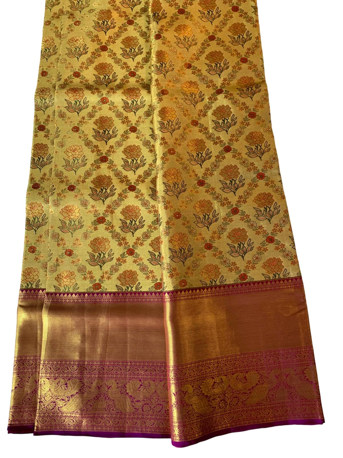 Bridal Wedding Brocade Kanchipuram Silk Saree