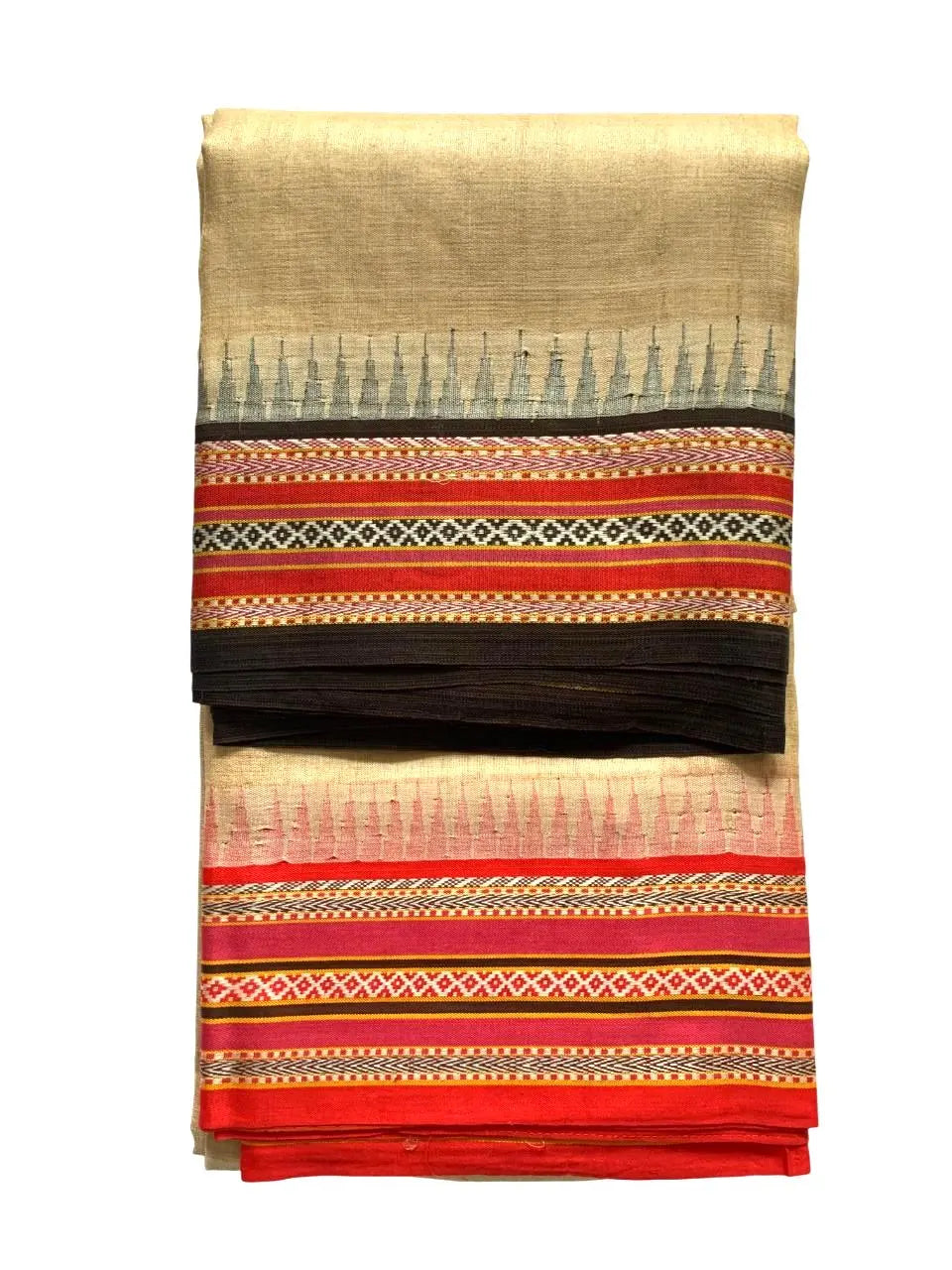 Vidarbha Tussar Silk Karvati Kinar Saree