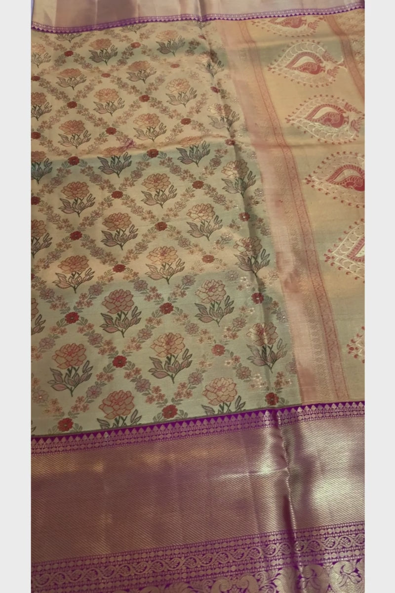 Bridal Wedding Brocade Kanchipuram Silk Saree