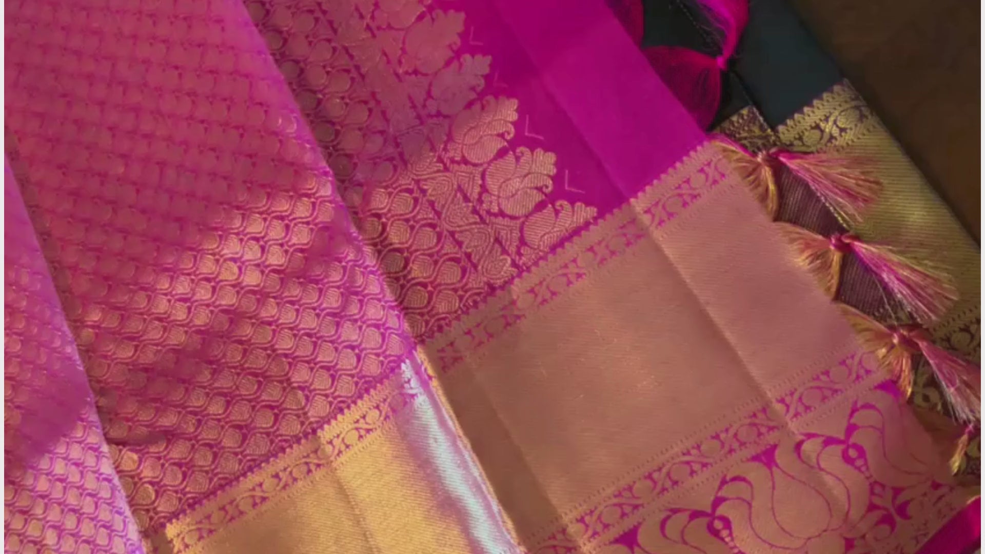 Black Kanchipuram Silk Saree