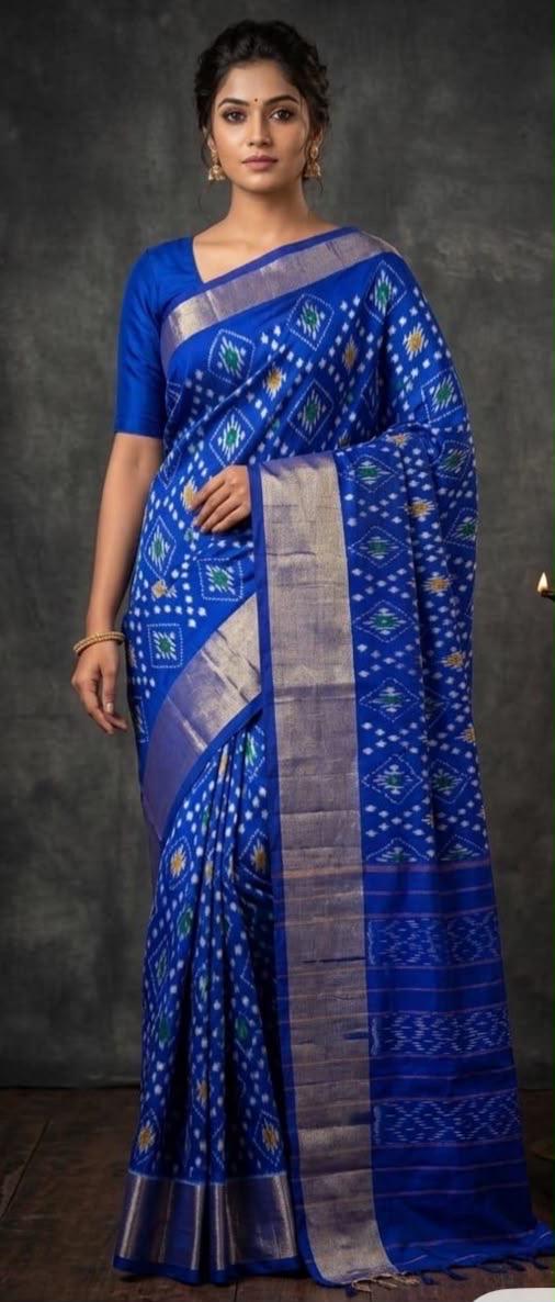 Twill Ikat Silk Saree reviewed by Shobana