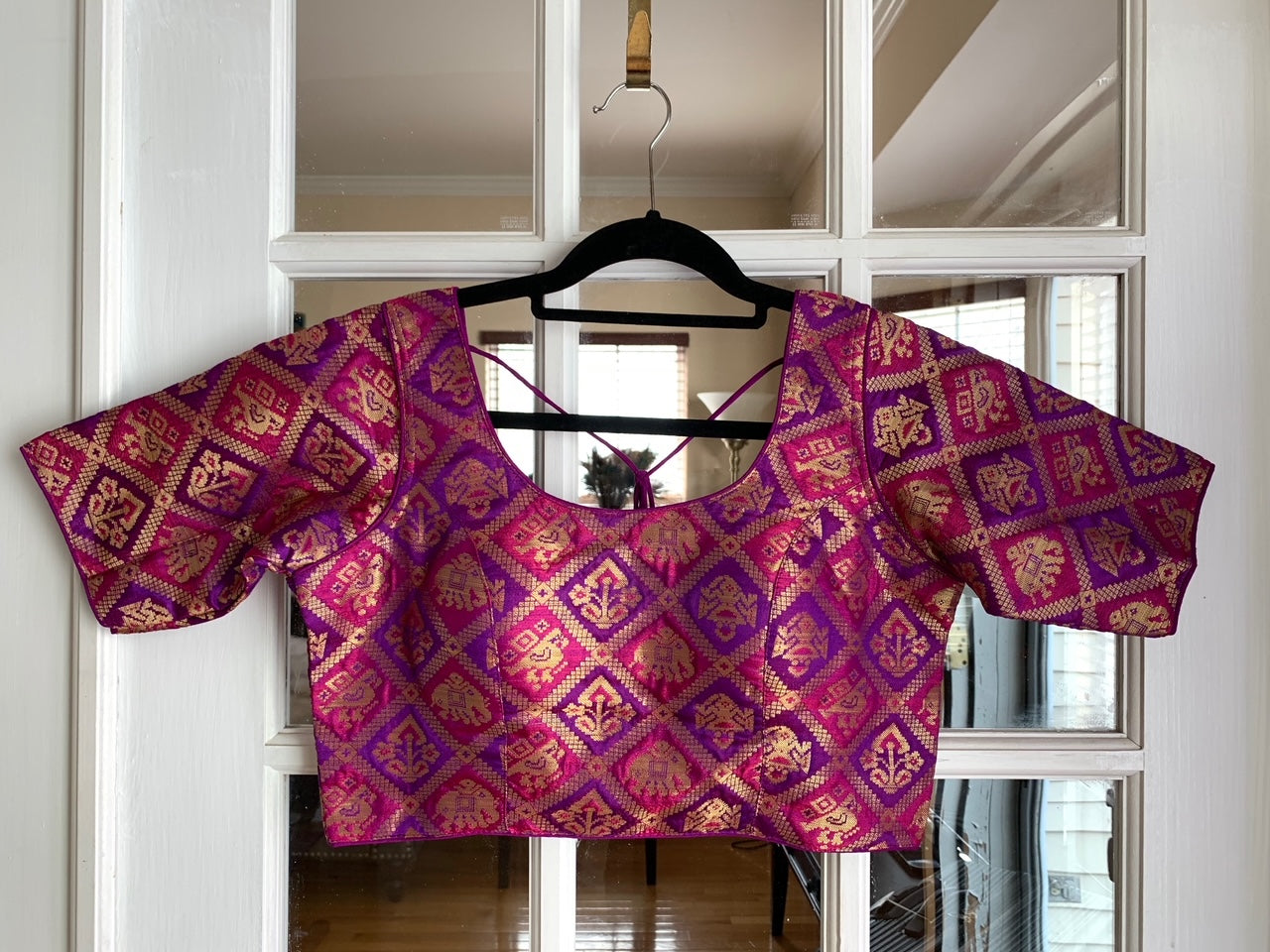 Patola Style Banarasi Brocade Blouse (Colors Available)