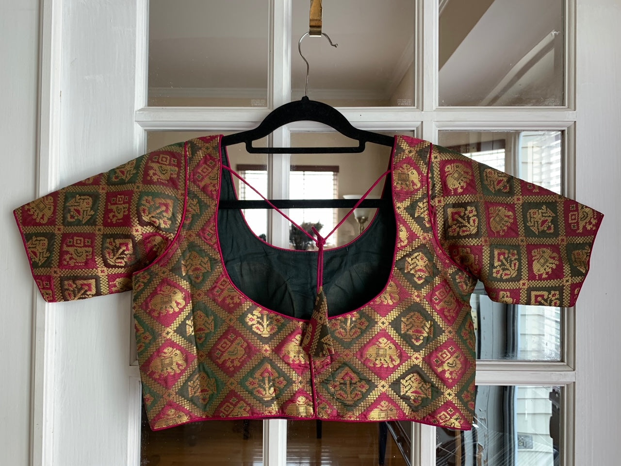 Patola Style Banarasi Brocade Blouse (Colors Available)
