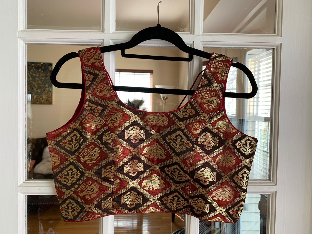Patola Style Banarasi Brocade Blouse (Colors Available)