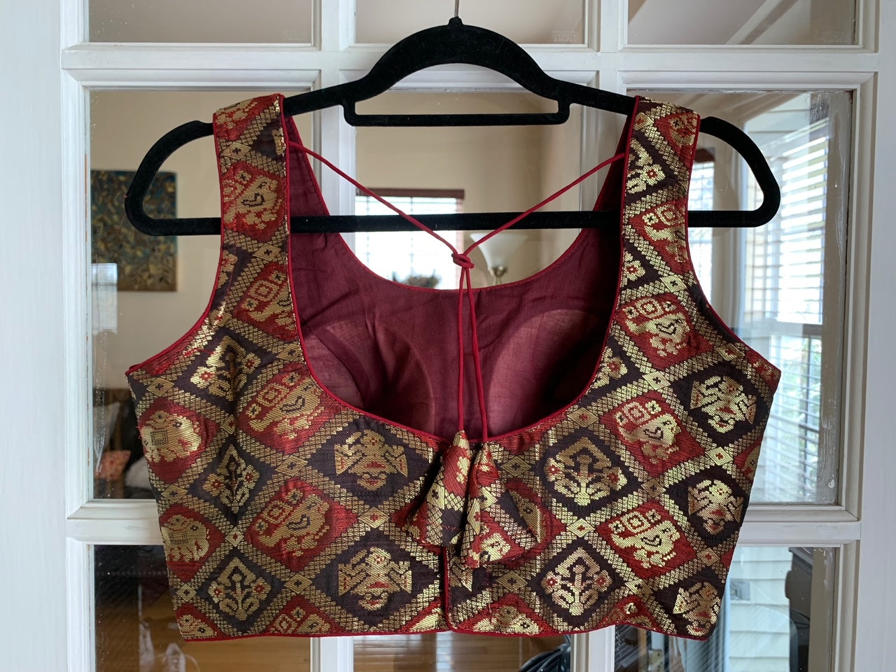 Patola Style Banarasi Brocade Blouse (Colors Available)