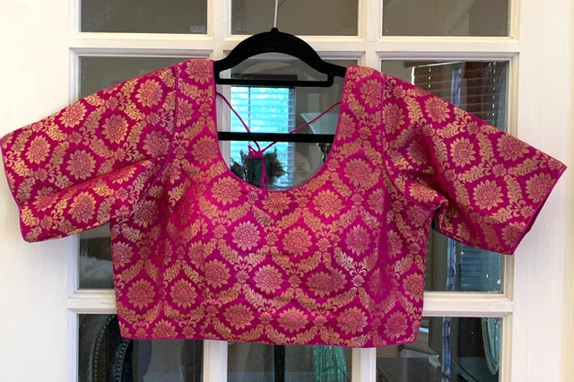 Floral Banarasi Brocade Blouse