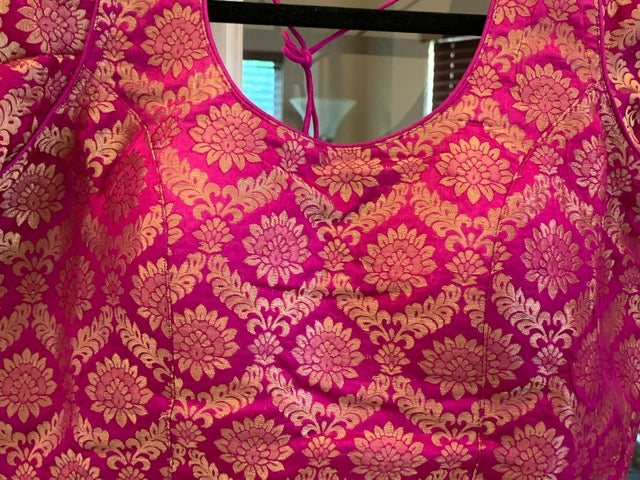 Floral Banarasi Brocade Blouse