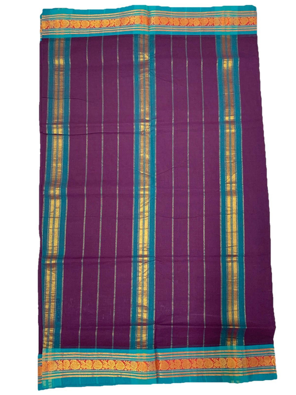 Deep Maroon Red Cotton Saree