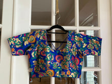 Load image into Gallery viewer, Floral Banarasi Blouse (Colors Available)