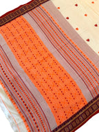 Festival Saree Cotton Khadi Sari Casual Wear Partywear Saree