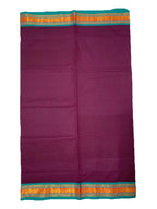 Deep Maroon Red Cotton Saree