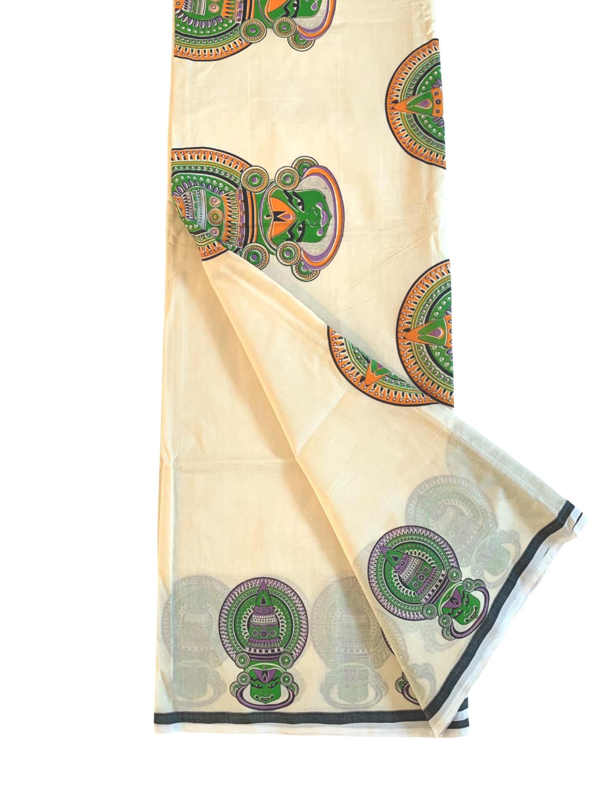 Onam Balaramapuram Handloom Set Saree Festival Saree Kerala Kasavu Saree