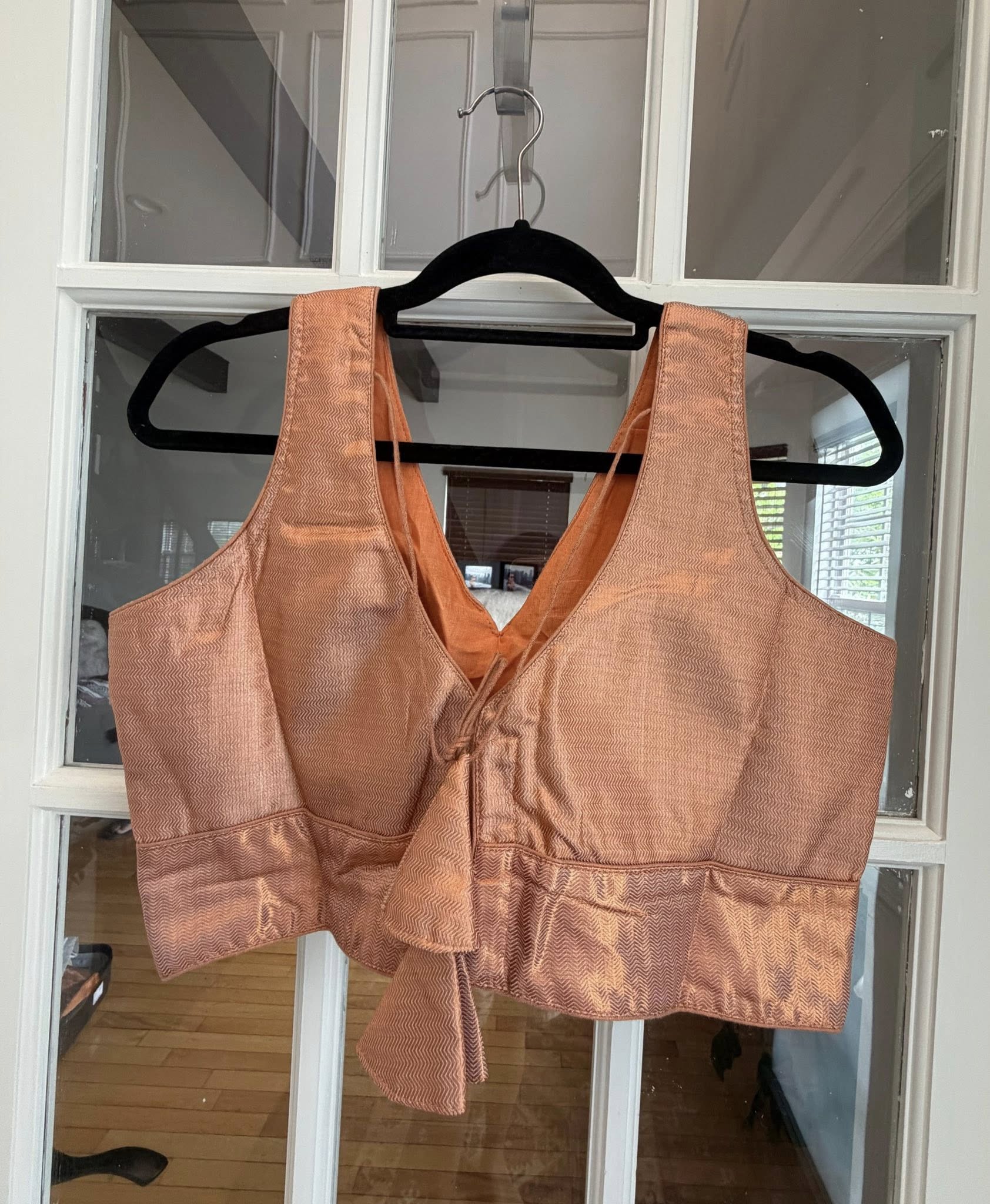 Light Copper Banarasi Blouse