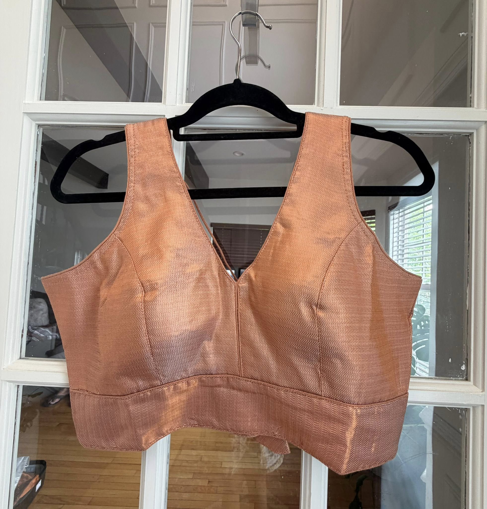 Light Copper Banarasi Blouse