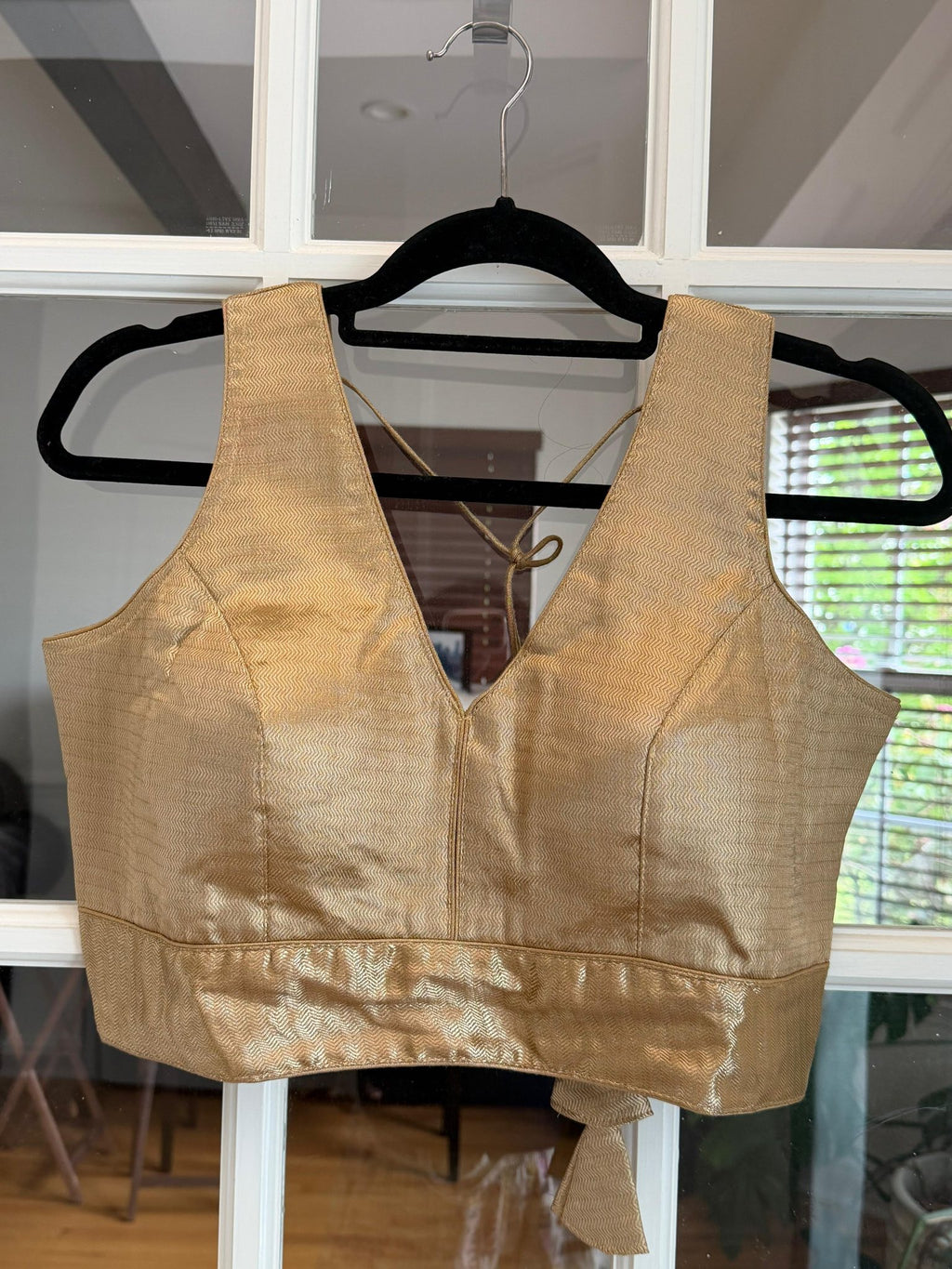Gold Banarasi Blouse