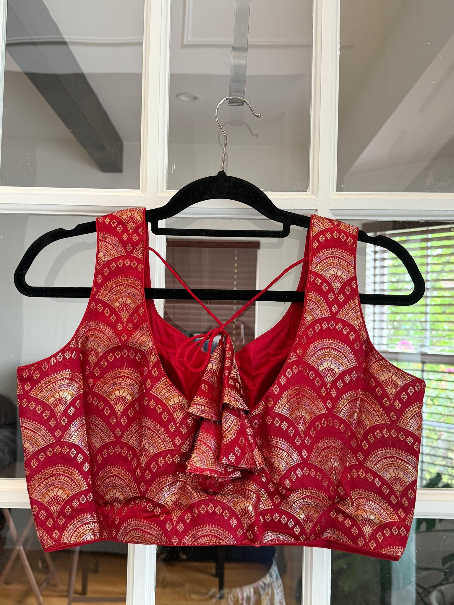 Fan Design Banarasi Blouse