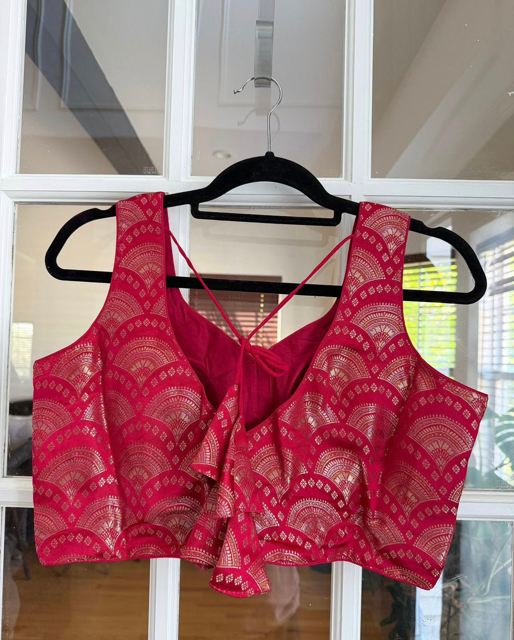 Fan Design Banarasi Blouse