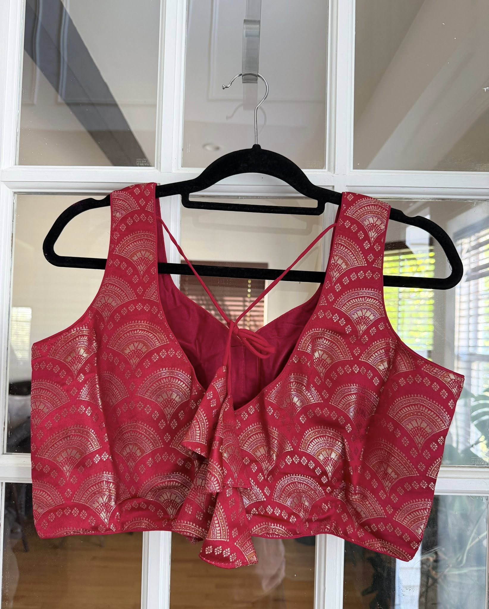 Fan Design Banarasi Blouse