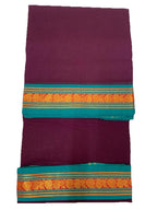 Deep Maroon Red Cotton Saree