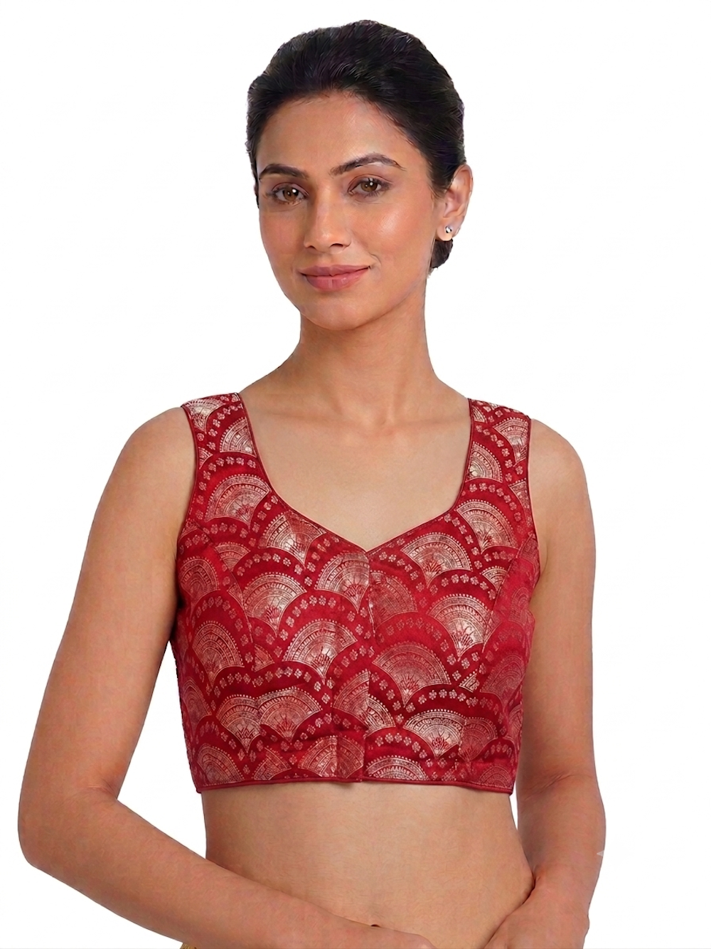 Fan Design Banarasi Blouse
