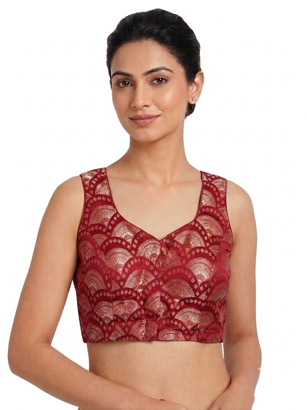 Fan Design Banarasi Blouse